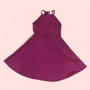 Mossimo Supply Co. Red Halter A-Line Dress